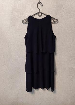 Черное платье, сарафан с воланами, рюшами, трапеция