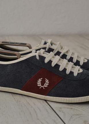 Fred perry чоловічі круті кеди кросівки оригінал сині 46 розмір