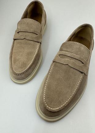 Лофери з натуральної замші