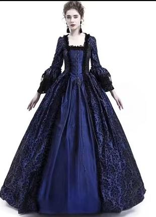 Платье винтажное барокко