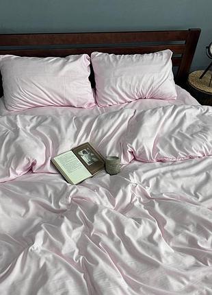 Постельное белье полисатин нежное пудра
