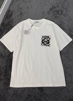 Футболка базовая брендовая лоеве люкс