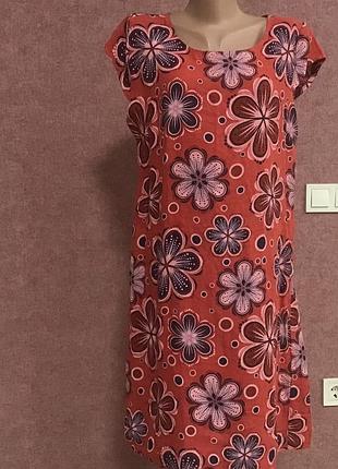 Платье льняное новое италия р.52