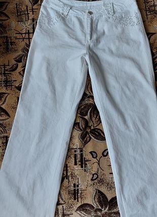 Брюки льняные