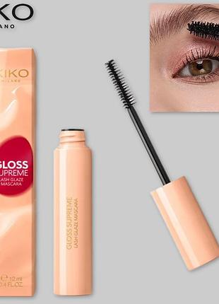 Туш для обʼєму utility milano gloss supreme lash glaze