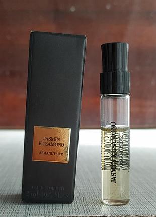 Jasmin kusamono, armani prive, пробник