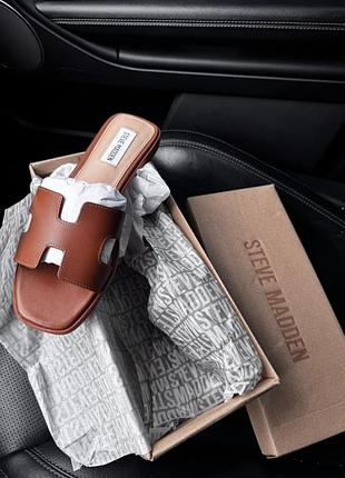 Сандалі, шльопки жіночі steve madden, оригінал,  по устілці 23,5 см. натуральна шкіра, нові.