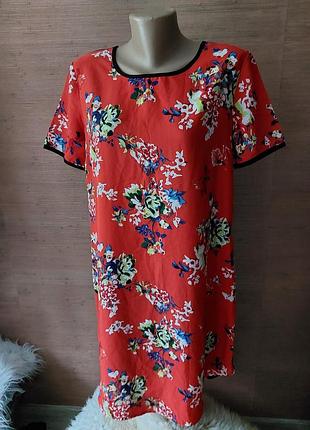 💜💙❤️ легесенька червоно-чорна сукня