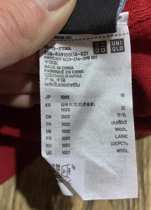 Пуловер шерсть 100% uniqlo оригинал6 фото