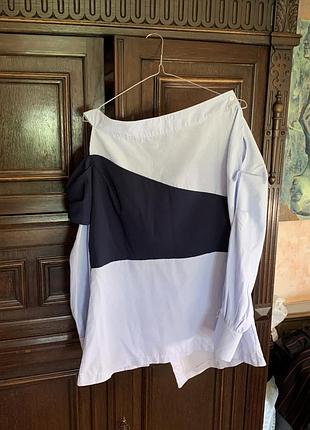 Рубашка новая с открытым плечом кофта классическая