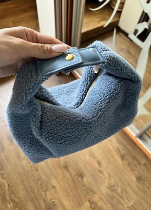 Сумочка шерстяна косметичка fluffy