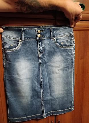 Джинсовая юбка