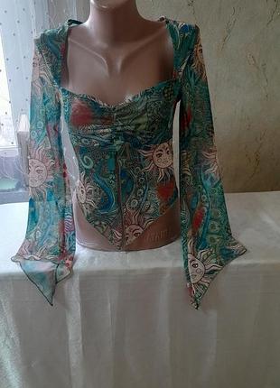 Сетка на пляж  кофтинка  топ