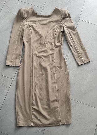 Нюдова міні сукня, плаття
