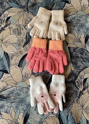 Рукавички на дівчинку
