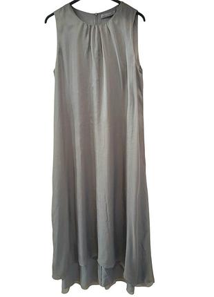Стильное платье из натурального шелка hallhuber