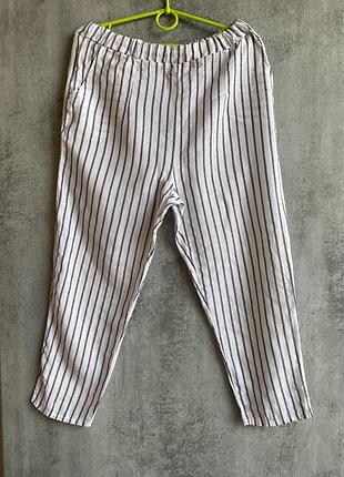 Лляні штани брюки італія new collection