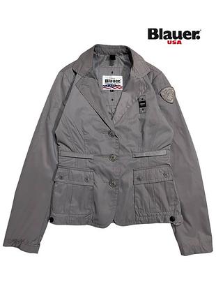 Оригинальная женская весенняя осенняя куртка blauer блеер блейр серая женский жакет курточка _1