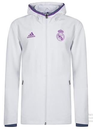 Оригинал подростковая ветровка real madrid adidas рост 164, 13-14 лет