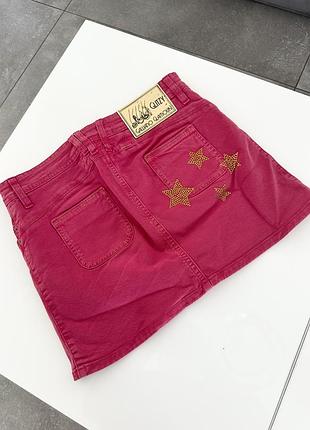 Юбка john galliano оригинал джинсовая юбка женская одежда