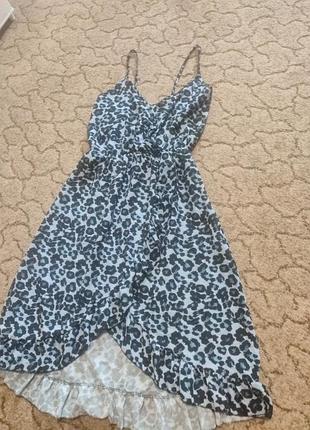 Сарафан с имитацией запаха.