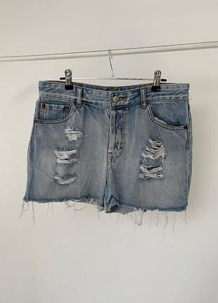 Джинсовые шорты pull &amp; bear