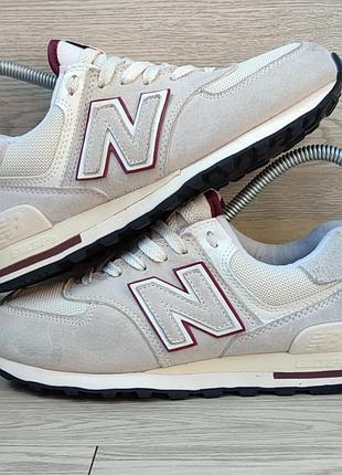 New balance 574 beige женские кроссовки