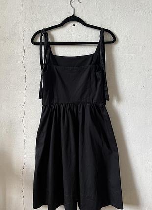 Чорна сукня декоративні бретелі cos hallhuber