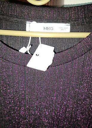 Сукня  трикотажна брендова з люрексом