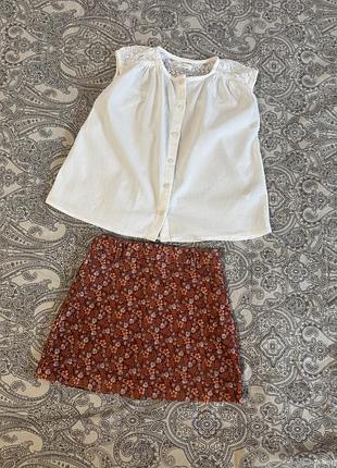 Спідничка вельветова zara 5-6 років