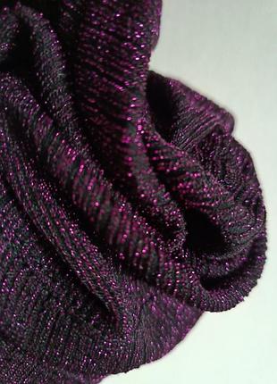 Платье трикотажное брендовое с люрексом