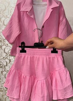 Летний костюм тройка, муслин