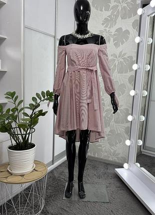 Красива котонова сукня в смужку від дорогого та якісного бренду sandro//paris