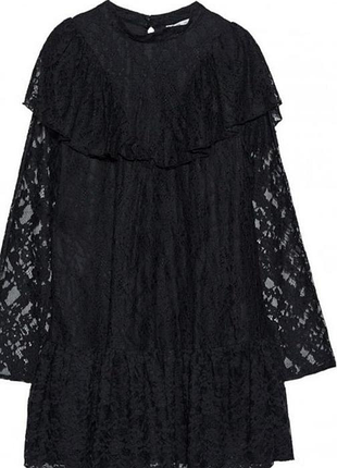 Элегантное сетевое платье zara, итальялия