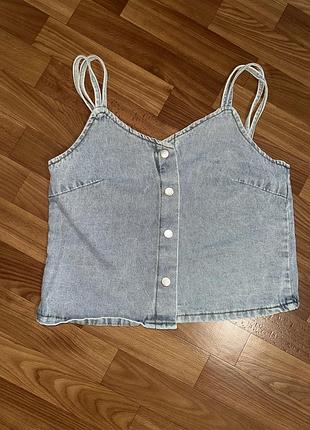 Майка джинсова дуже гарний колір