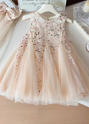 Сукня з паєтками