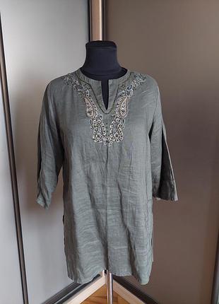 Льняная (рамия) рубашка, туника