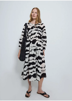 Бавовняна сукня зебра george 50-52