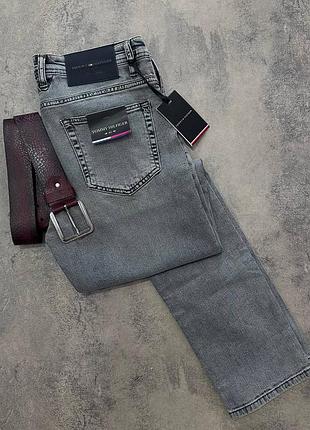 Чоловічі сірі джинси tommy hilfiger