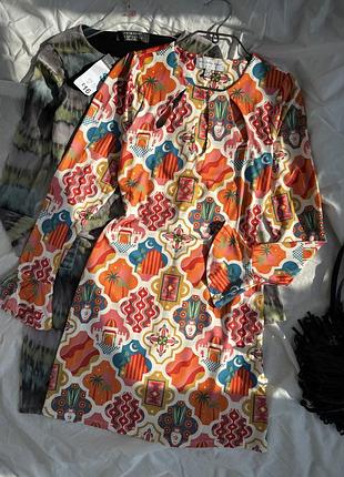 Оригінальна сукня в східний принт f&f