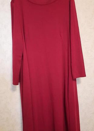 Сукня , 52 розмір , червона плаття , червона сукня
