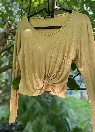 Гарна стильна коротка кофта топ