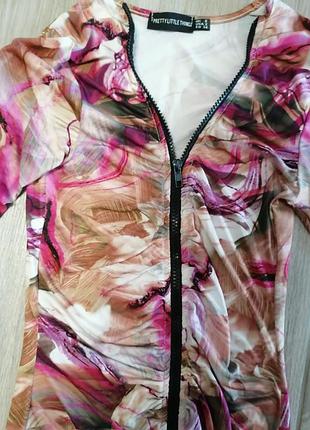 Платье с замочком