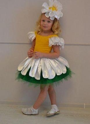 Сукня на дівчинку ромашка