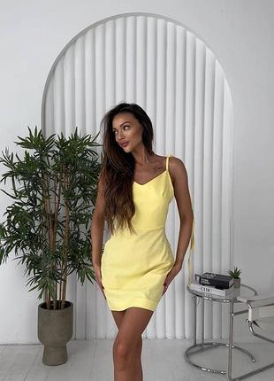 Платье из льна 💛