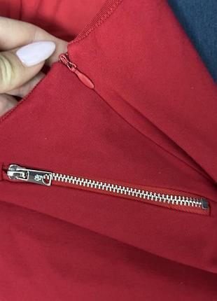 Спідниця червона міні 6