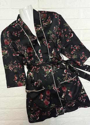 Халат женский в цветочный принт atmosphere