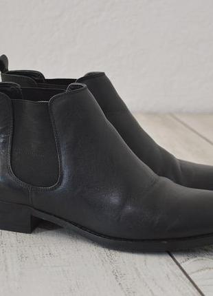 Clarks жіночі шкіряні туфлі чобітки чорного кольору оригінал 39 розмір