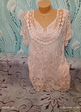 Ажурная женская нарядная кофточка
