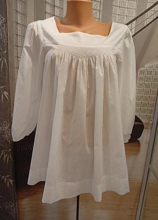 Батистовая блузка свободного кроя cyrillus